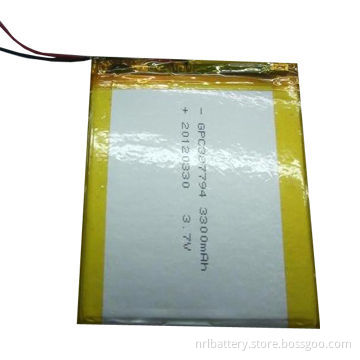 3.7V/3,300mAh Li-polymer Battery Pack, Used in Medical Equipment, Machinery and Electronic Devices